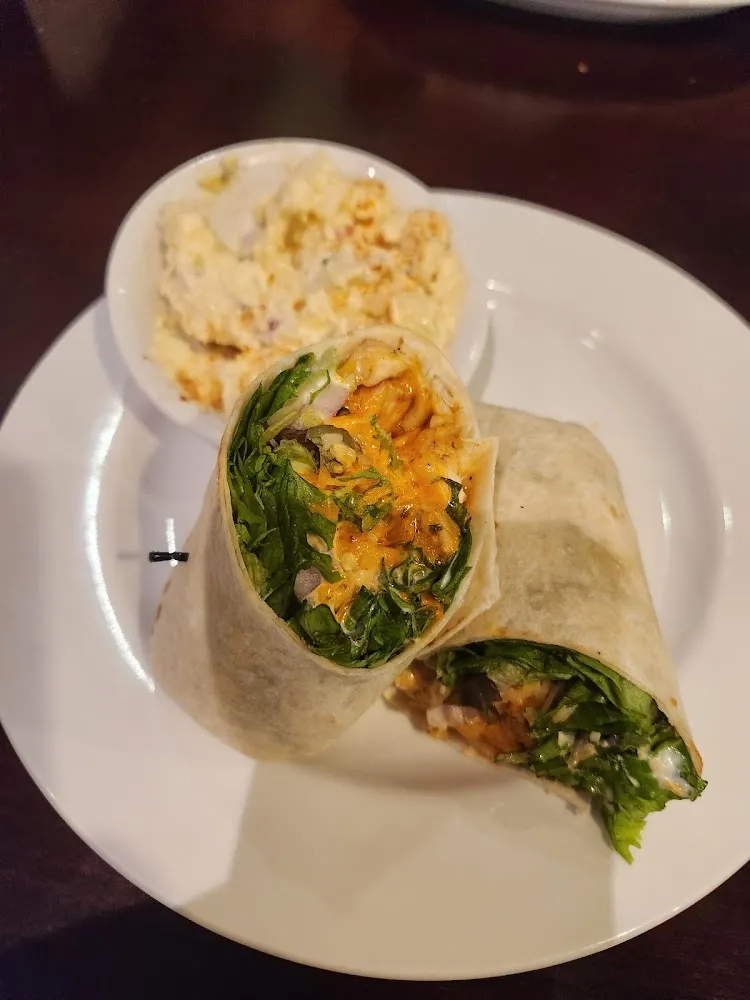 Chipotle Grilled Chicken Wrap with Potato Salad
