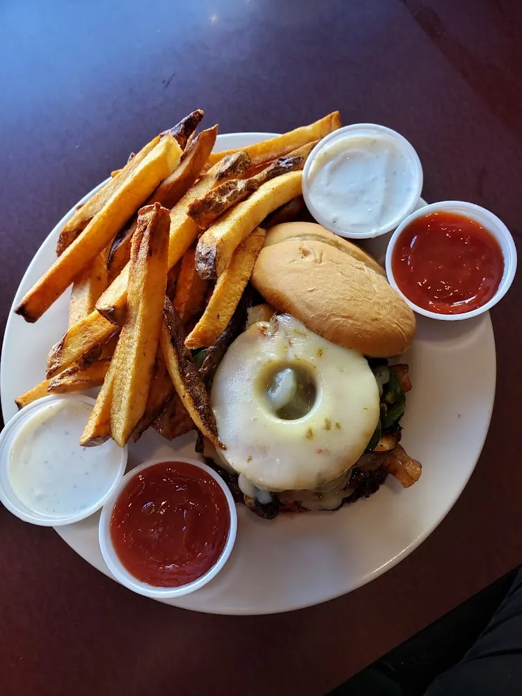 Hawaiian Burger Add Sauteed Onions & Mushrooms